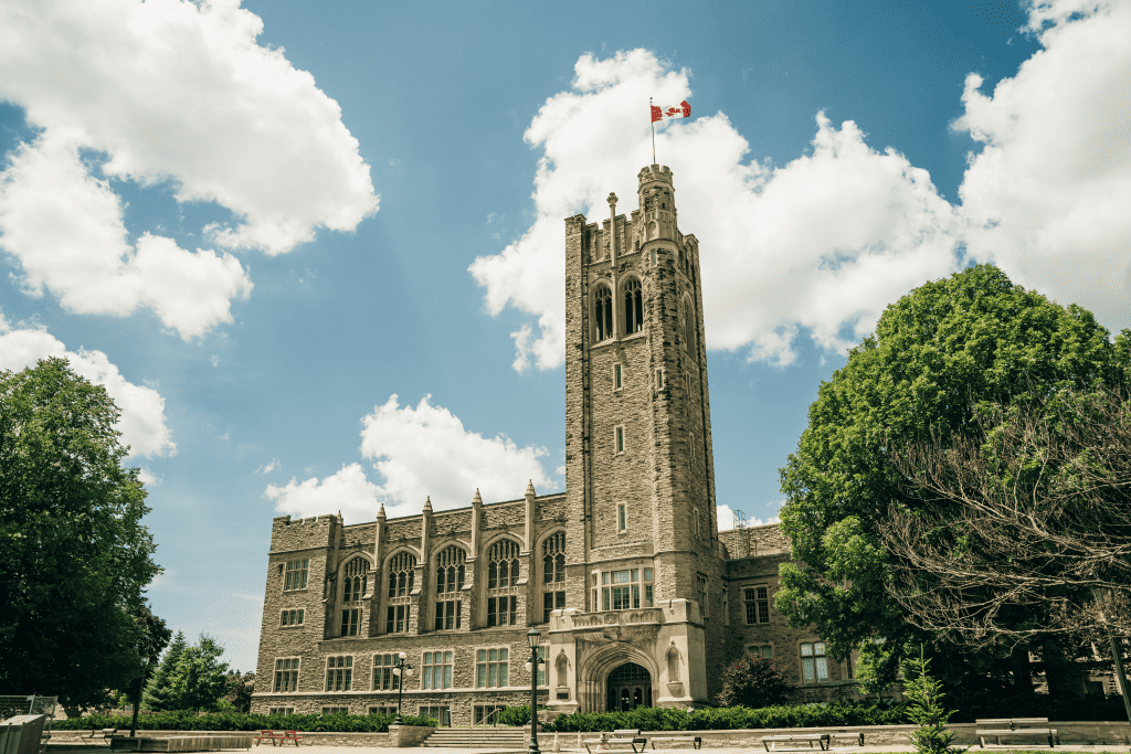 A university campus. 